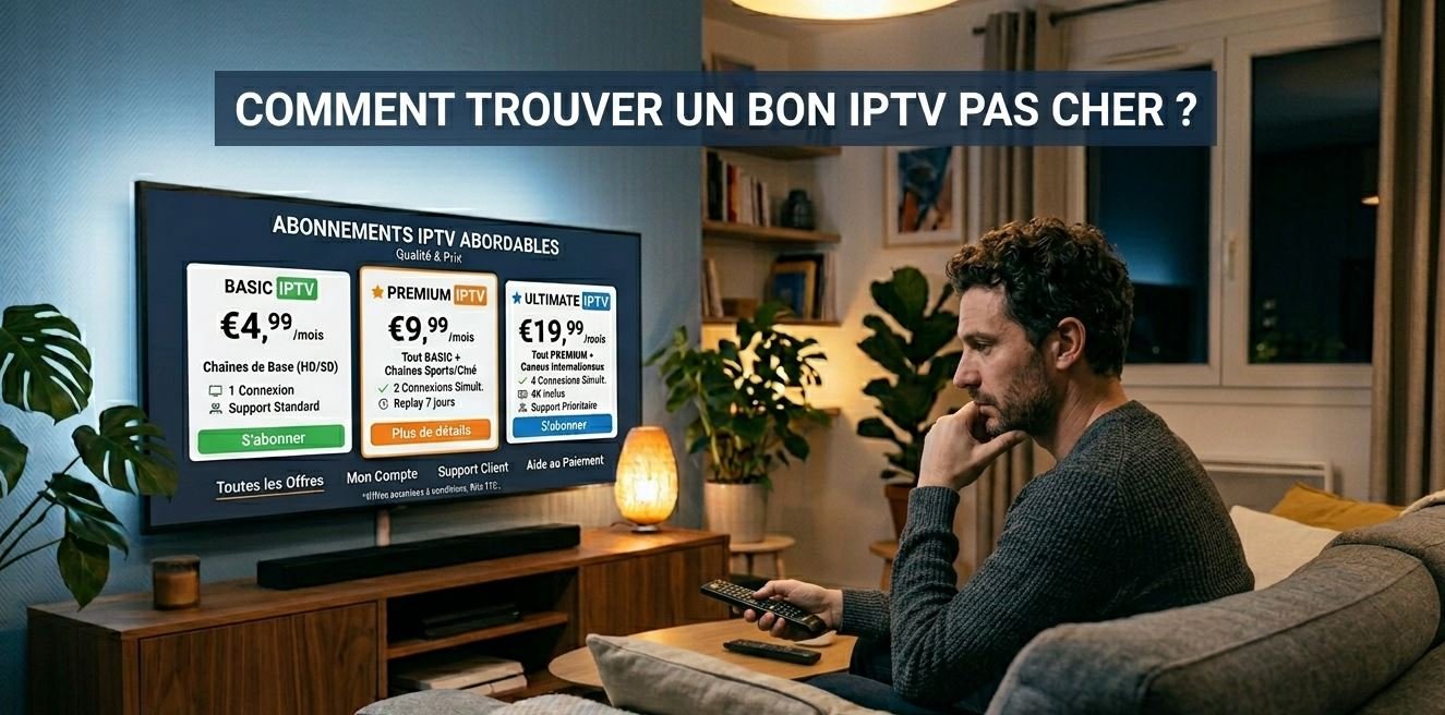 IPTV pas cher guide expert 2026 économies qualité 4K